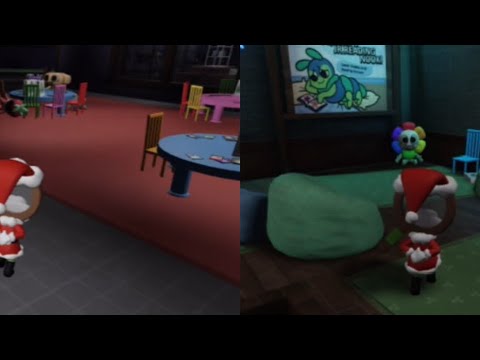 new library map and reworked gift shop map showcase //Dandy's world