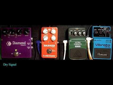 Vibrato Shootout - Diamond VS TC Shaker VS Behringer UV300 VS Boss VB-2w