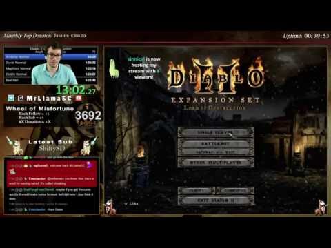 WE'RE BACK! D2: LOD HELL SORCERESS ANY% SPEEDRUN! | WR Attempt