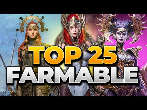 Top 25 BEST CHAMPIONS that ANYONE CAN GET | Raid Shadow Legends