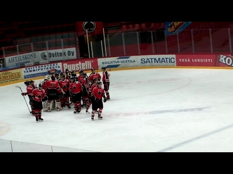 Ässät Akatemia-TPS 5.2.2017. Ottelun lopputunnelmat !