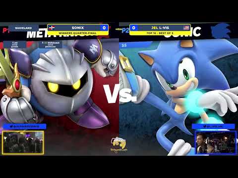 Game Lab Smash WaveLand   Sonix (Sonic) Vs L-Vis (Metaknight)
