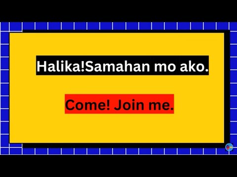 TAGALOG ENGLISH SPEAKING TUTORIAL/COMMON SENTENCES FILIPINOS USE EVERYDAY 20 #tagalogenglishlesson