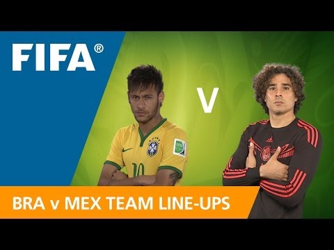 Brazil v. Mexico - Teams Announcement