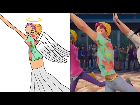 Saja Boys Soda Pop - KPop Demon Hunters Funny Drawing Meme Part 3