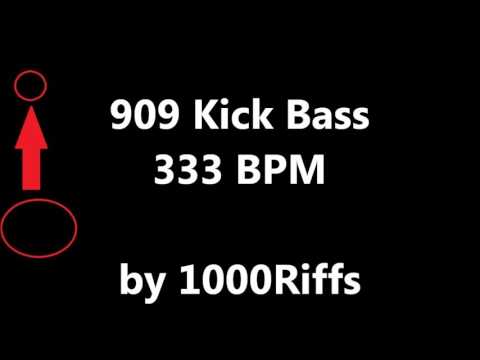 909 Kick Bass Drum : 333 BPM - Beats Per Minute