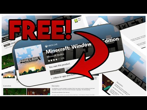 How To Get Minecraft Win10 Edition For FREE! No MC Acc Needed!