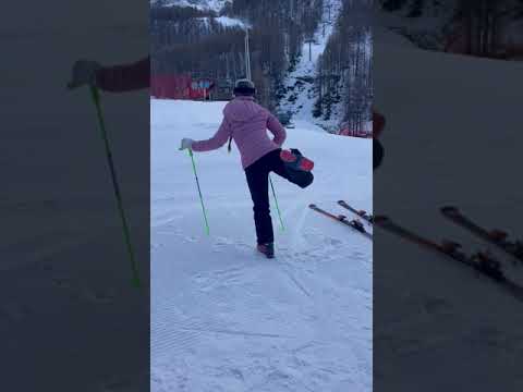 MAESTRA CAROLE GILARDONI (PENNA NERA) IN ALLENAMENTO A MADESIMO