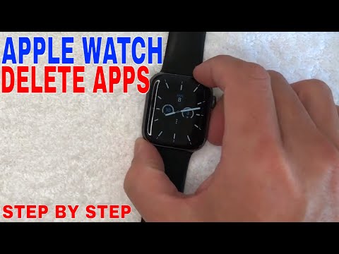 ✅  How To Delete Apps On Apple Watch 🔴