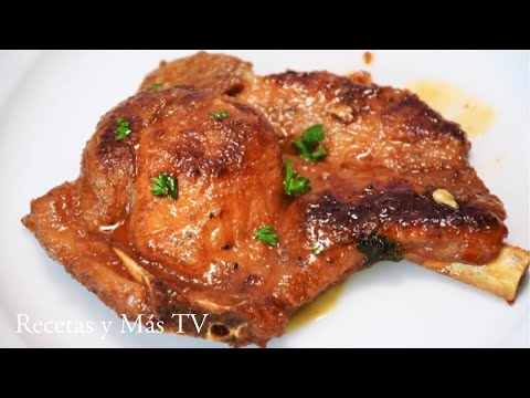Chuletas de Cerdo a la Naranja