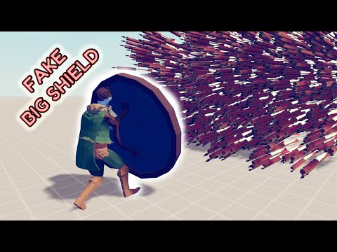 FAKE BIG SHIELD VS EVERY GOD | Totally Accurate Battle Simulator TABS