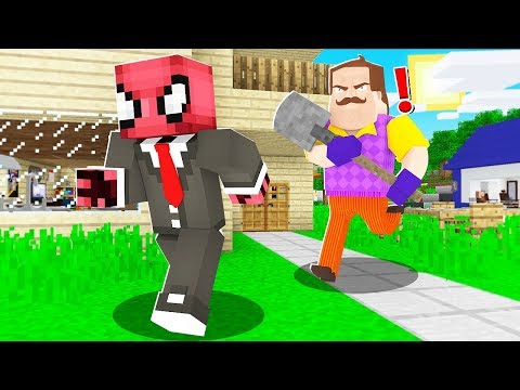 KORKUNÇ KOMŞU PEŞİMİZDE! 😱 - Minecraft