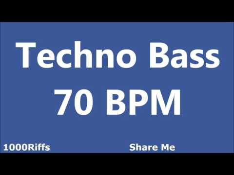 Techno Bass E2 Metronome : 70 BPM : Beats Per Minute
