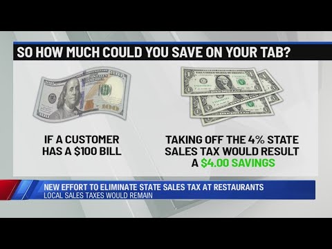 Sales Tax Eliminated at Restaurants?