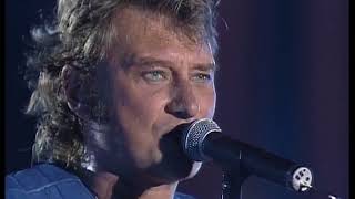 Johnny Hallyday : Les bras en croix (1993)