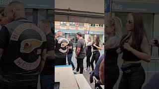 😈🚶 Hells Angels Roaming Leopoldsburg! Belgium 🚶😈#HellsAngels #HDCLive #Leopoldsburg2024