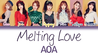 AOA (에이오에이) - Melting Love | Han/Rom/Eng | Color Coded Lyrics |