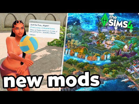 AMAZING NEW MODS FOR THE SIMS 4 ADDING GAMEPLAY & OVERRIDES! +LINKS