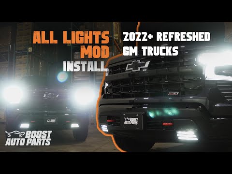 Fog Lights on with High Beams (All Lights Mod) - 2022+ Refreshed Chevy Silverado / GMC Sierra