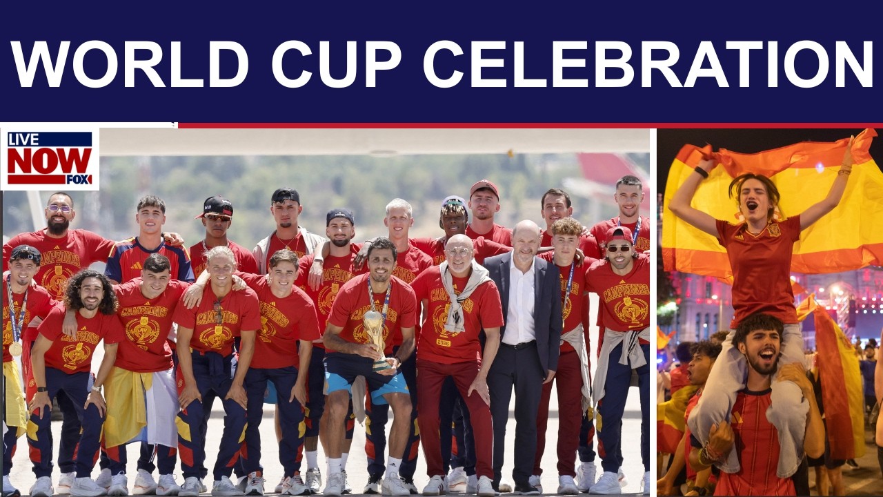 LIVE: FIFA World Cup Spain parade & celebrations under way