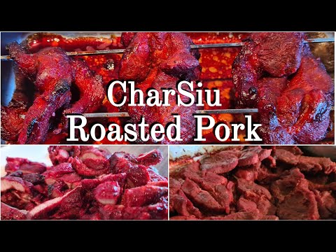 燒烤燒肉 roasted pork recipe| char siu recept|EN subtitle|