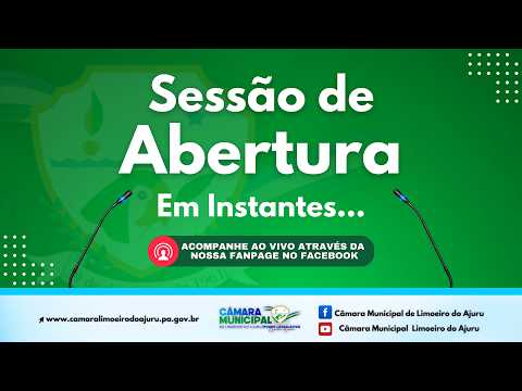 LIVE DA SESSÃO SOLENE DE ABERTURA DOS TRABALHOS LEGISLATIVOS 2026 19 DE FEVEREIRO DE 2026