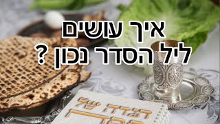 דמה לליל הסדר | הרב אסף אמרבי 