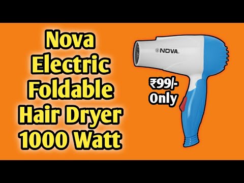 1000 W Nova Foldable Hair Dryer