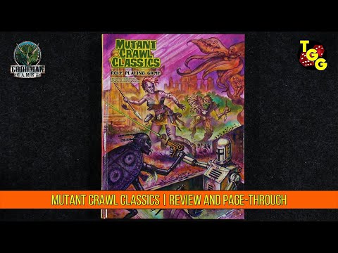 Mutant Crawl Classics Core Softcover Rulebook - YouTube Video