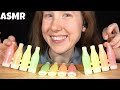 ASMR NIK L NIPS WAX BOTTLES MUKBANG No Talking EATING SOUNDS