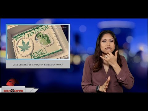 Cake celebrates marijuana instead of Moana (ASL - 7.12.19)