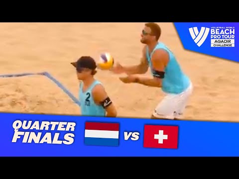 Luini/Penninga vs. Krattiger/Breer - Quarter Final Highlights Agadir 2022 #BeachProTour
