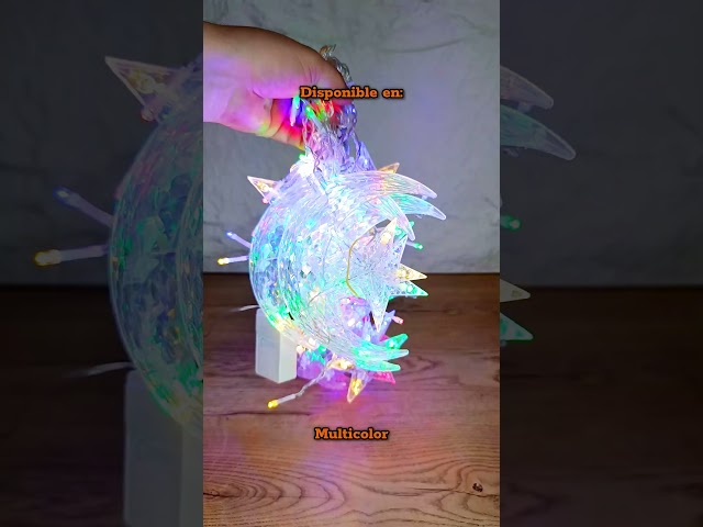 Vídeo relacionado con Estrella luminosa 3D 40cm, con Luz LED Amarilla Cálida,Estrella Colgante Iluminada para Interior y Exterior,Luz de Estrella Plegable para Ventana y Decoración Navideña del Hogar