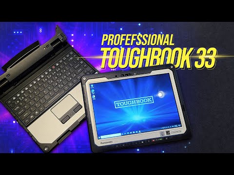 Panasonic Toughbook CF-33 MK2 Rugged Tablet Only, Core i7-10th Gen up to 4.9GHz, 12" Multi Touch + Digitizer, 16GB RAM, 512GB SSD, 4G LTE, dGPS, Barcode & Smartcard Reader, Win 11 Pro video review thumbnail