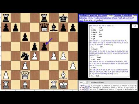 Tradewise Gibraltar Masters 2016-Round 2-Vachier-Lagrave,Maxime-Gunina,Valentina