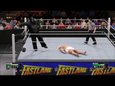 BIG BABY VS HARAMBE!! HILARIOUS!! WWE 2K17