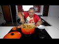 Making green jackfruit curry - new superfood meat substitute we have been eating for years!