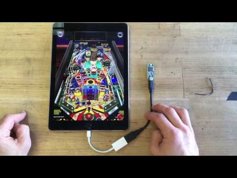 John Park's iPad Pinball Hack Teensy Autoplay @adafruit @johnedgarpark #pinball #adafruit