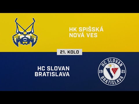 21. kolo: HK Spišská Nová Ves – HC Slovan Bratislava 5:4 sn (HIGHLIGHTY)