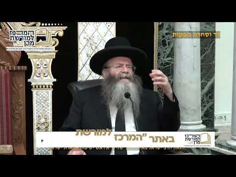 "מרבה תורה מרבה חיים" הרב ישראל מאיר דרוק בלוויין - מוצ"ש מטות מסעי תשפ"ו