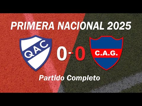 Quilmes vs. Güemes (SdE) | Primera Nacional 2025 Zona A Fecha 32.