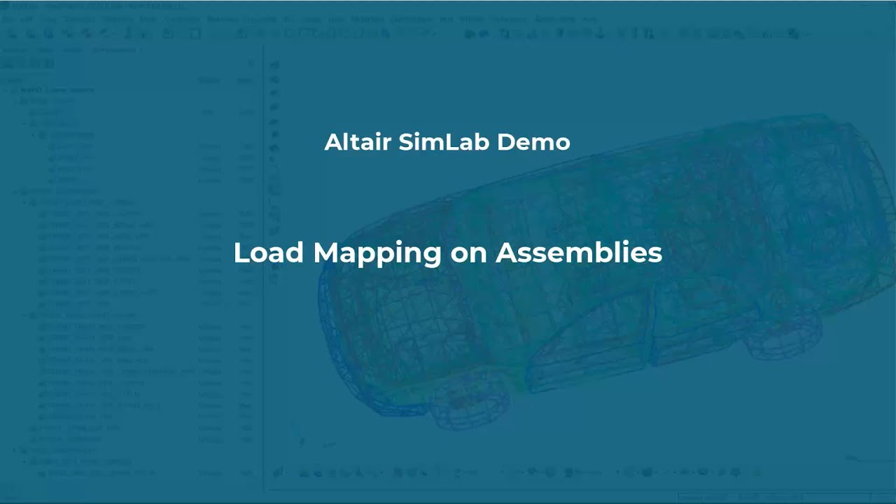 SimLab Demo - Load Mapping on Assemblies
