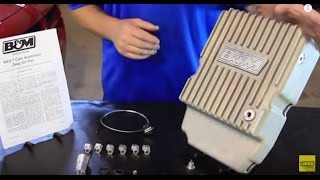 Polished Cast Aluminum Transmission Pan GM TH-400 - video thumbnail 2