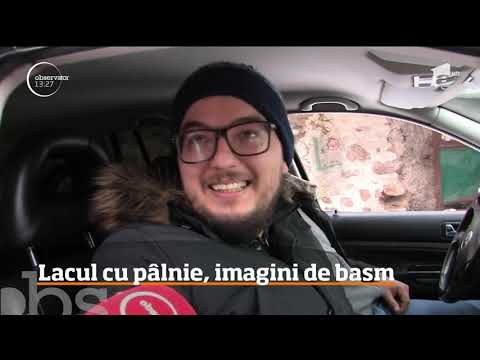 Un lac din judeţul Bihor oferă o privelişte demnă de un film ştiinţifico fantastic!