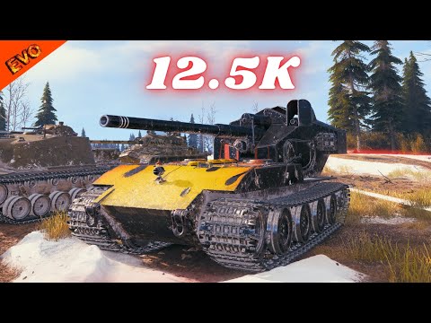 Waffenträger auf E 100 – Epic 12.5K, 9.3K & 10K Damage Gameplay World of Tanks