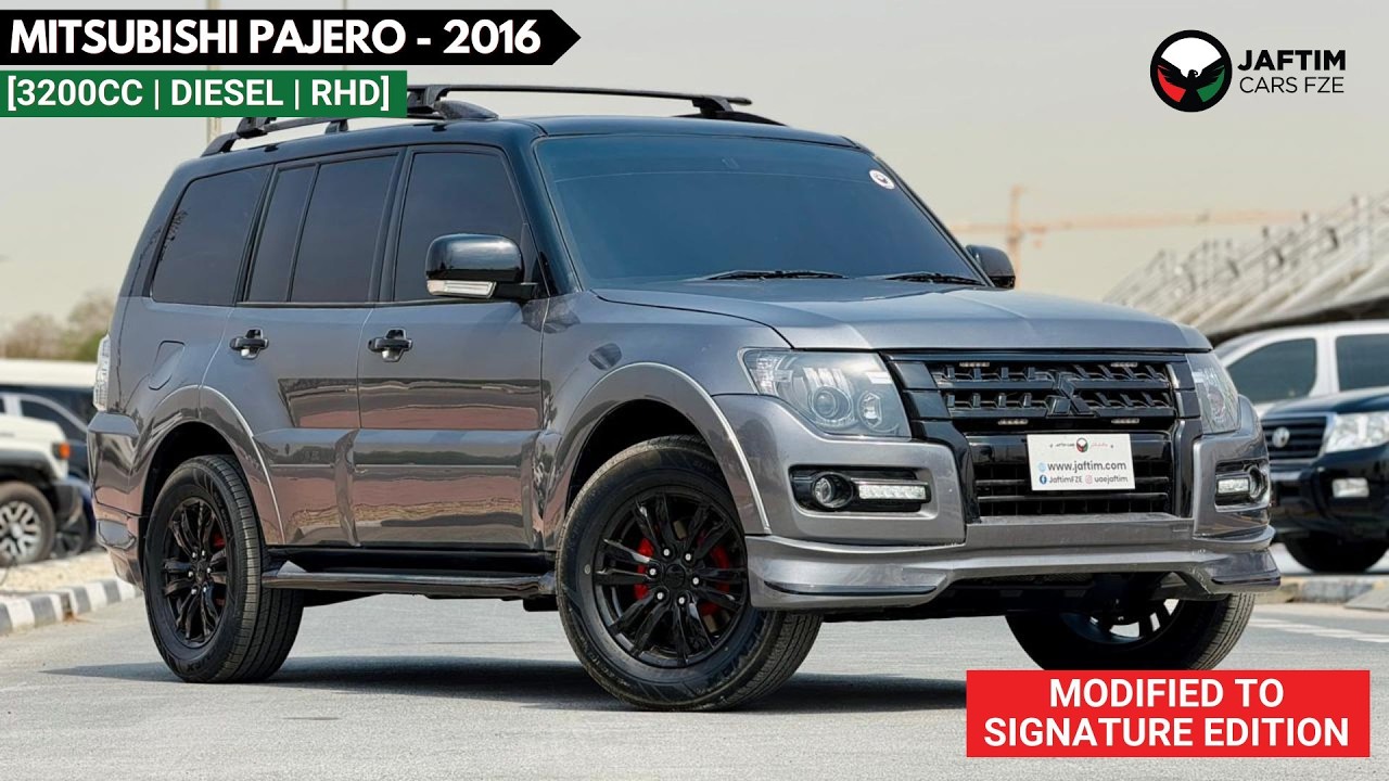 Mitsubishi Pajero 2016 | 3.2L DIESEL ENGINE | AT | RHD | MODIFIED TO SIGNATURE EDITION | PREMIUM LEATHER SEATS | BACK video