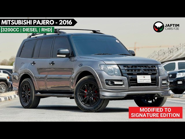 Mitsubishi Pajero 2016 | 3.2L DIESEL ENGINE | AT | RHD | MODIFIED TO SIGNATURE EDITION | PREMIUM LEATHER SEATS | BACK video