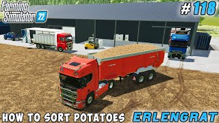 Building sorting shed, sale of premium & seed potatoes | Erlengrat Farm | FS 22 | Timelapse #118