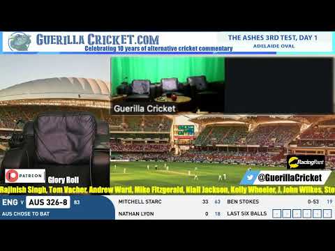 The Ashes,  3rd Test, day 1, Adelaide