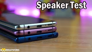 Samsung Galaxy S10+ vs Samsung Galaxy Note9 vs Samsung Galaxy S9+: Speaker Test